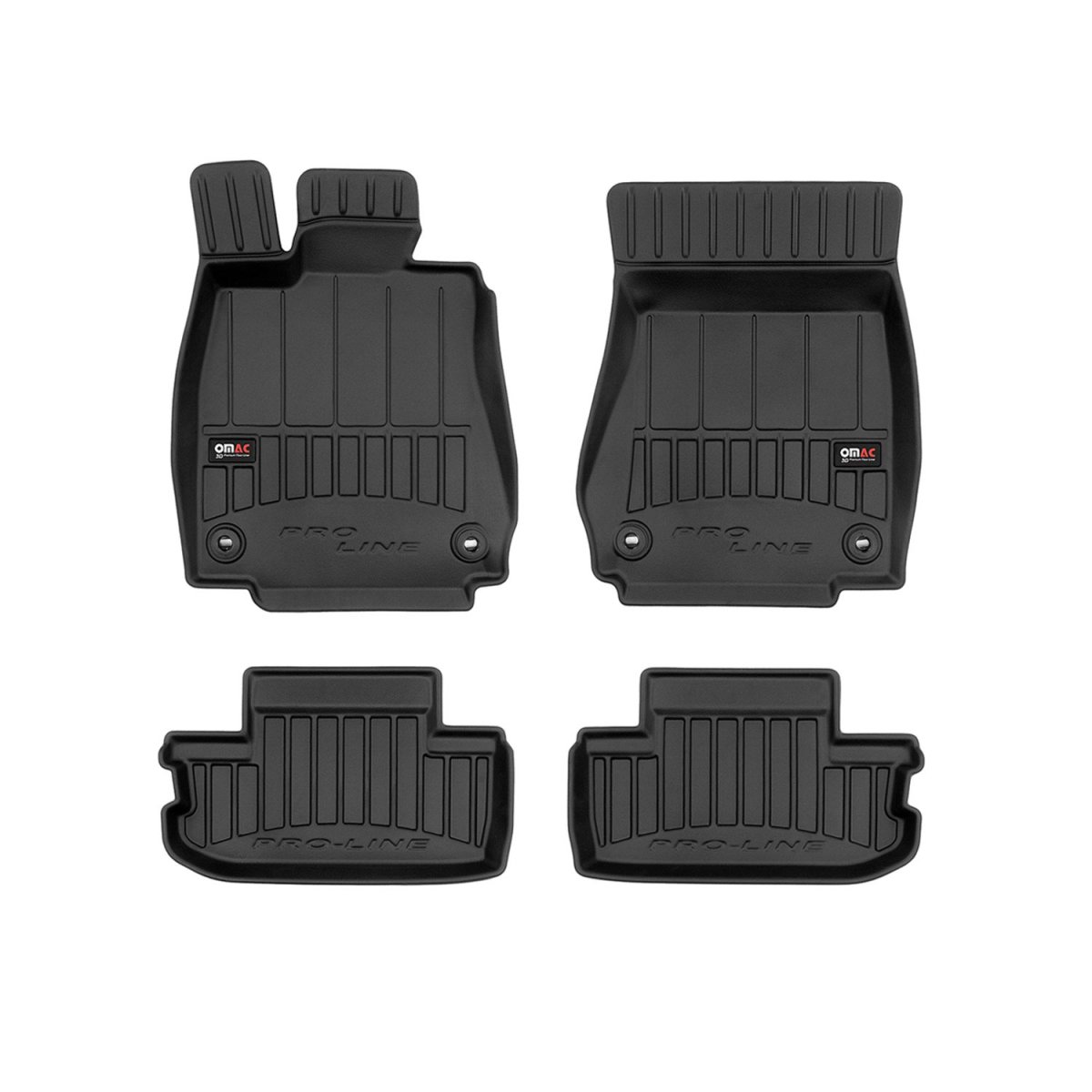 Lexus RC Floor Mat - Omac - Premium TPE - Black - 2015-2023 Lexus RC Floor Mat - Omac - Premium TPE - Black - 2015-2023